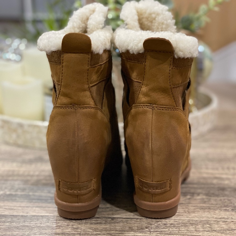 🆕 Sorel Joan of Arctic Wedge II Cozy Boots - Picture 4 of 11